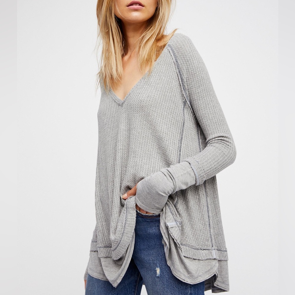 GUC We the Free Laguna Thermal Top | Gray | Sz Small